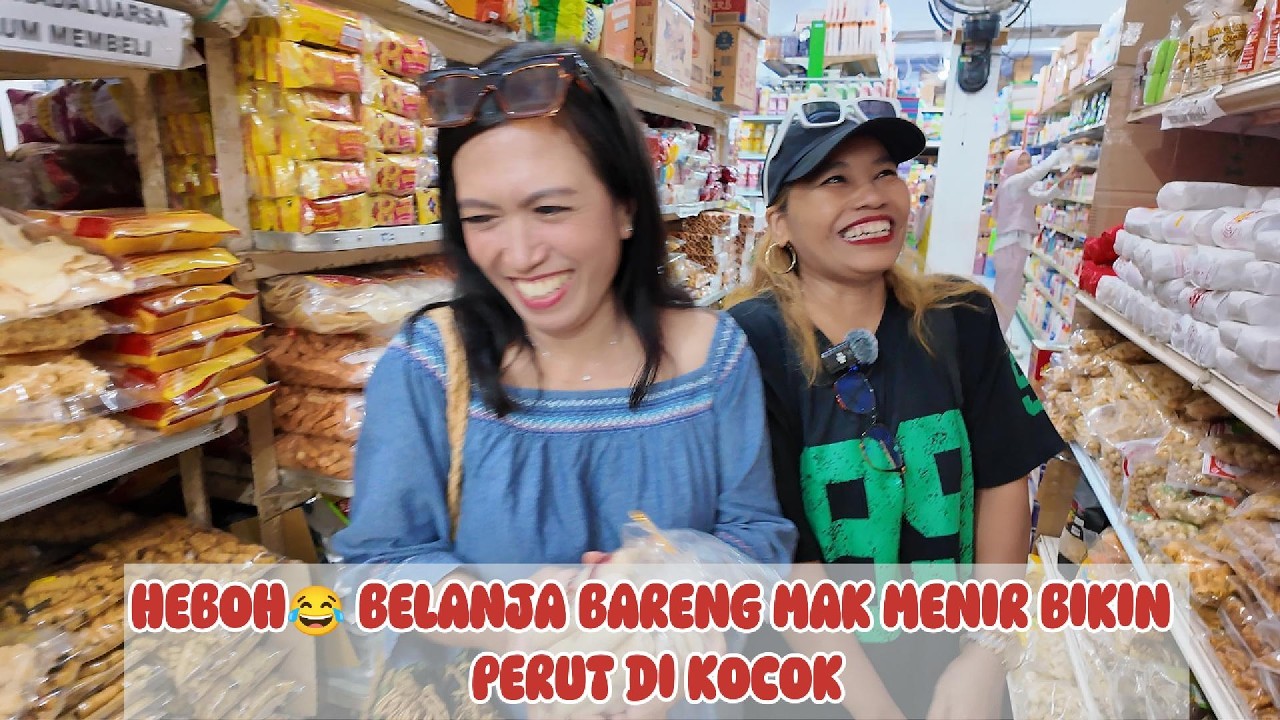 AMBYAR BIKIN PERUTKU SAKIT😂 AJAK NYONYA MENIR BELANJA DI TOKO ARJUNA, BELI KUE
