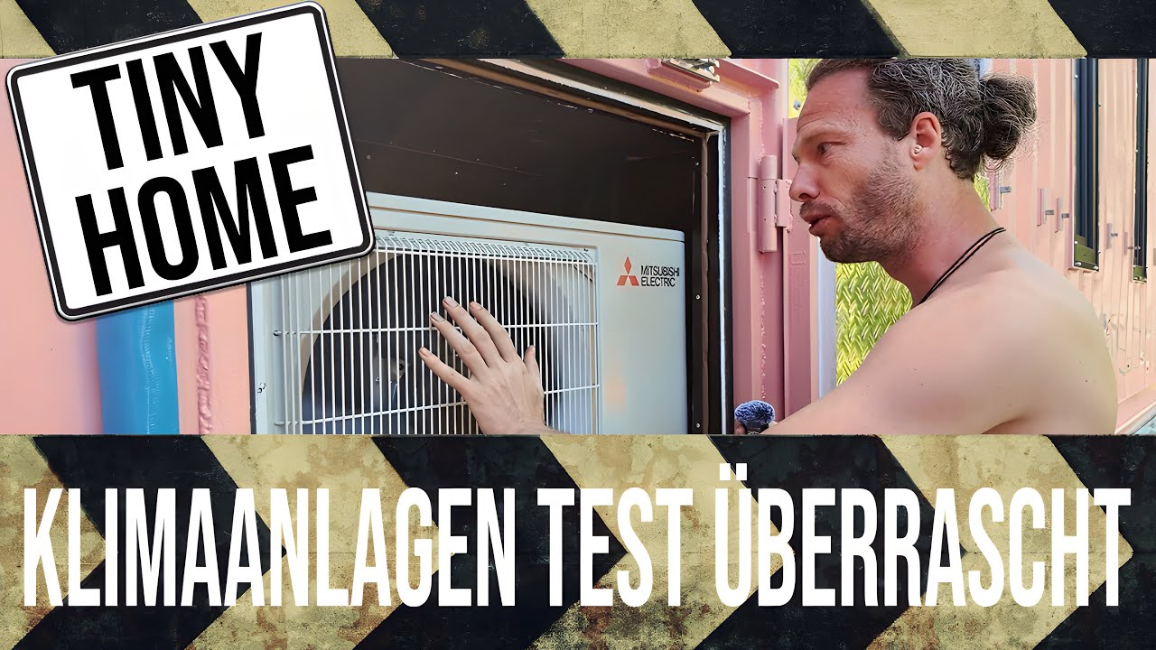 Spannender Klimaanlagentest im Container Haus! Wird die Klimaanlage funktionieren? /Wird’s cool? ❄️