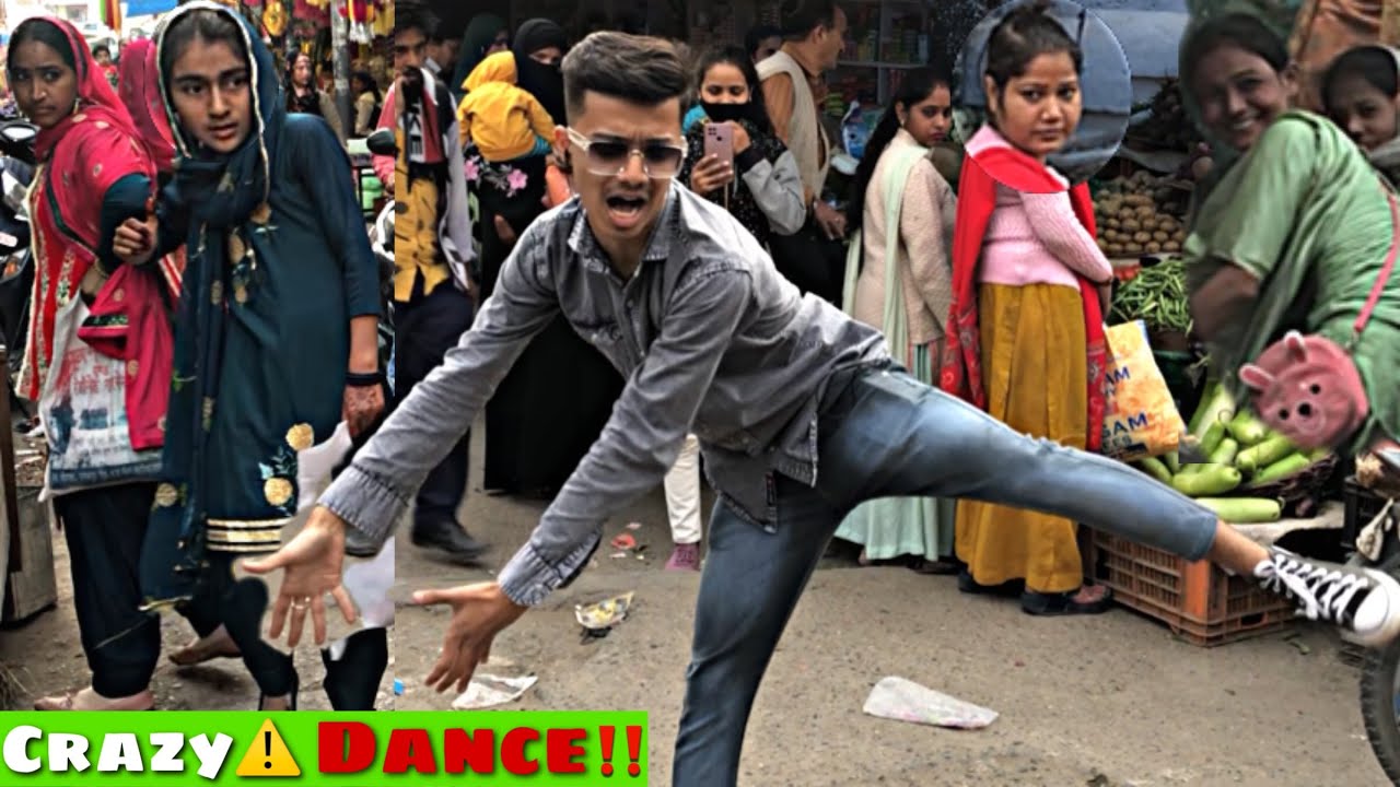 Prank🤣on Gori nache🤪||Epic Public reaction😂||Cute girls reaction in Pahadi song❤️ #prank #best