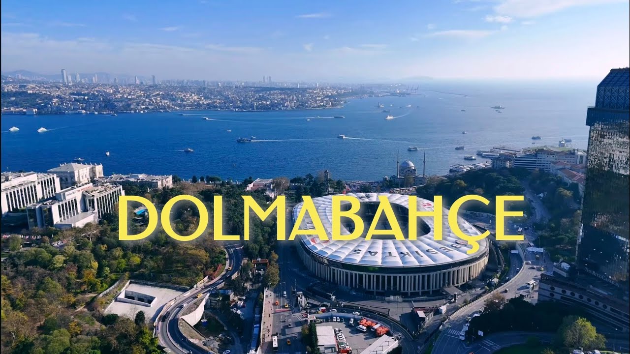 Beşiktaş’ın Üzerinde Bir Yolculuk | Dolmabahçe, Beşiktaş Stadı ve Maçka Parkı 4K Drone