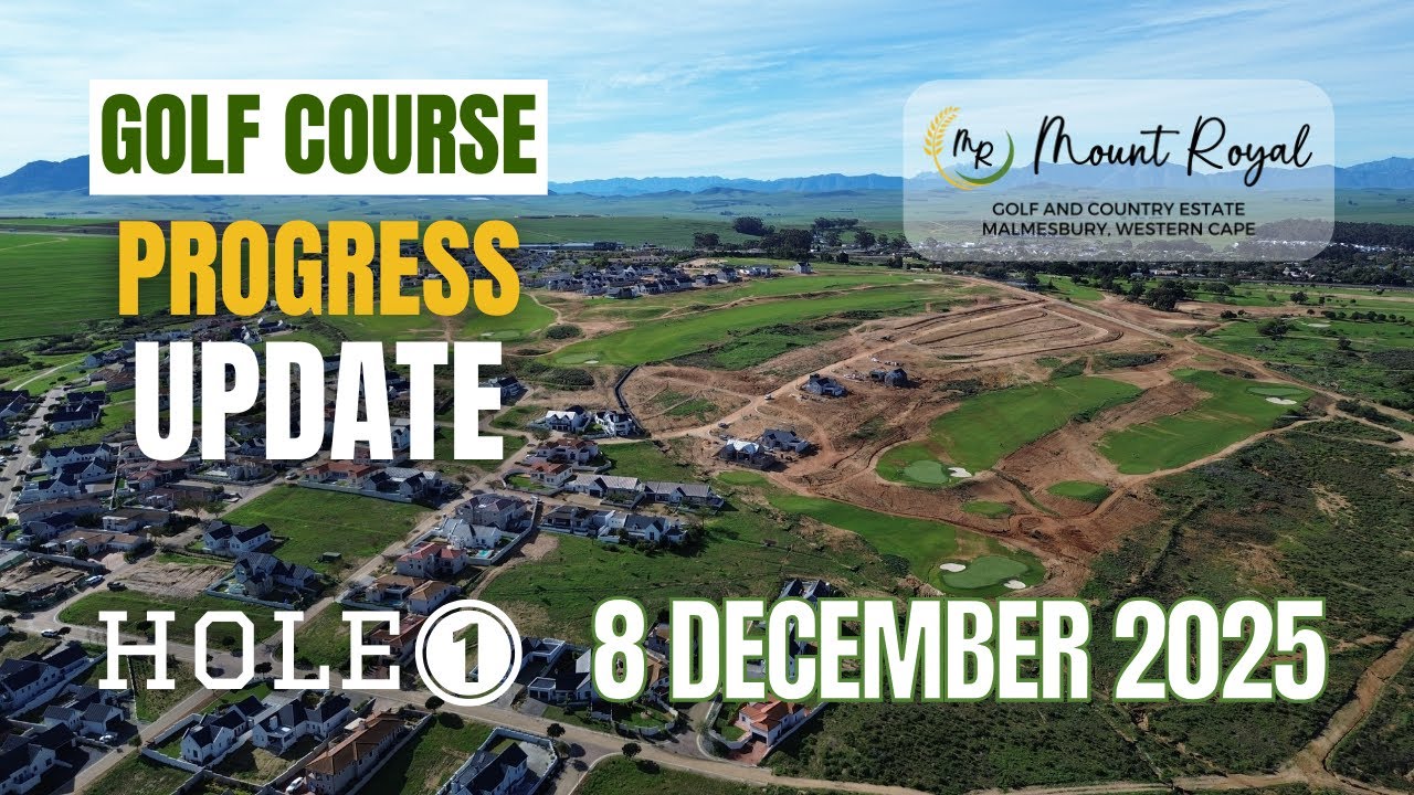 Mount Royal Golf Course Progress Update: Hole #1 - 8 December 2025.
