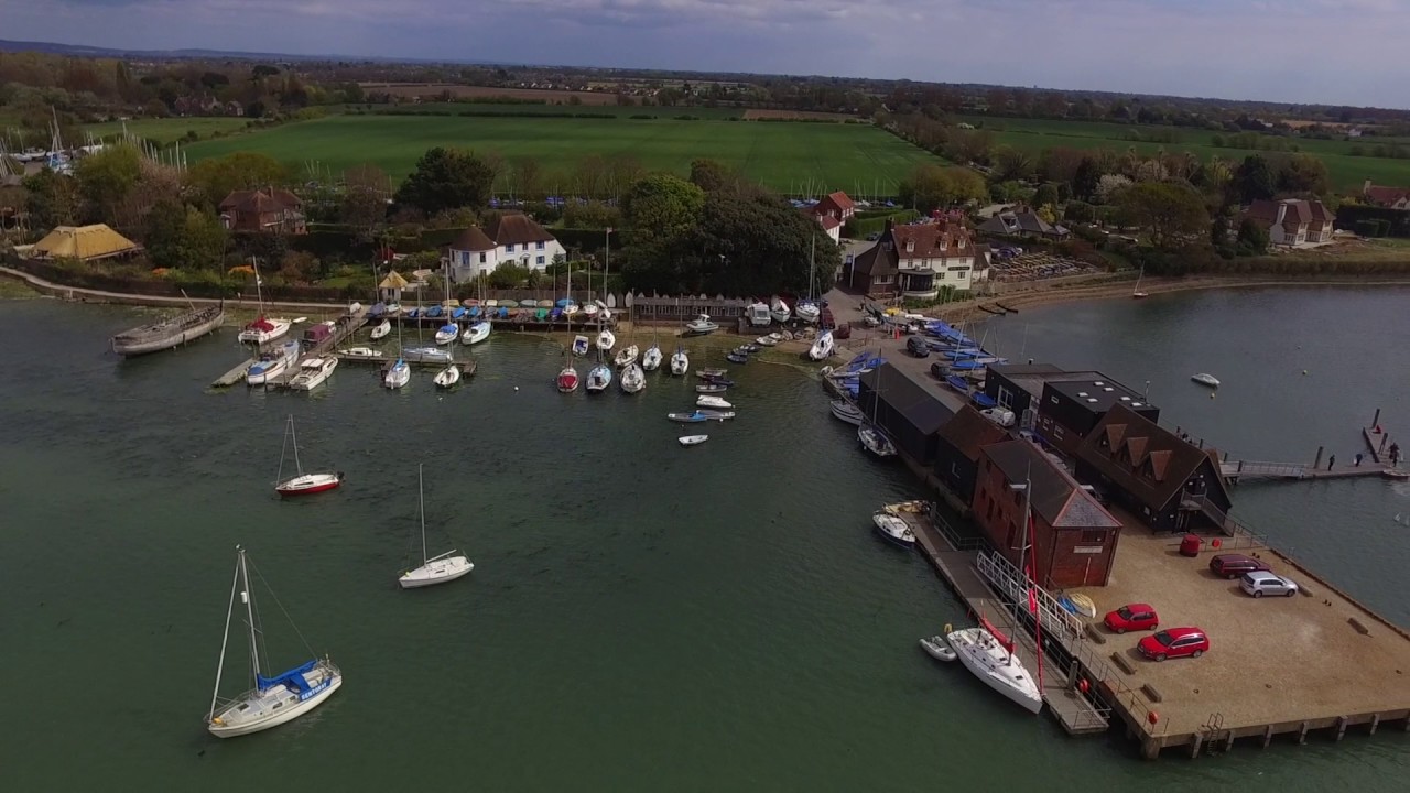 Drone Shots Of Dell Quay|Chichester