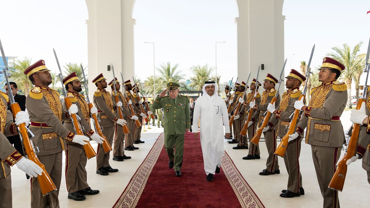 فعاليات اليوم الثالث من الزيارة الرسمية للفريق أول السعيد شنڨريحة إلى دولة قطر