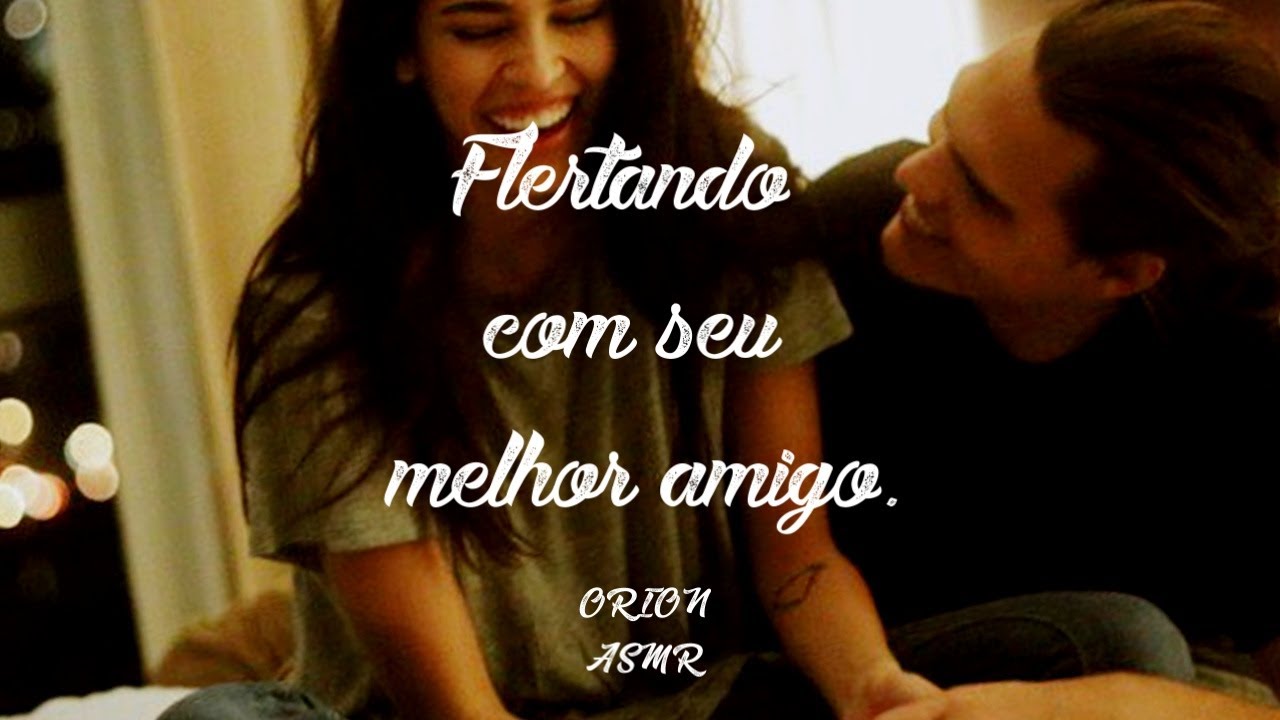 ASMR - Seu Melhor amigo te protegendo da chuva com trovão na quarentena.  ♡