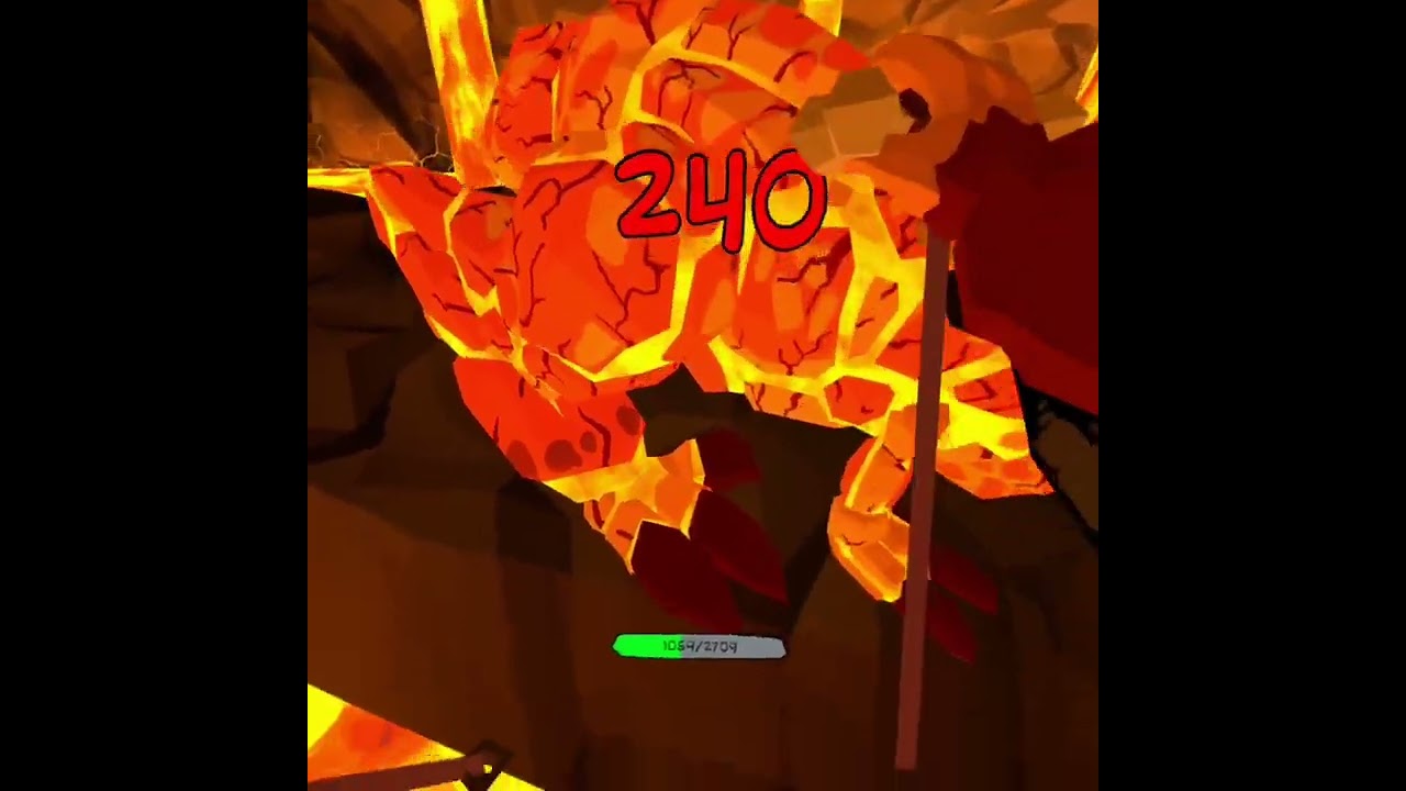 Playing Ug vr trying to kill magmadon