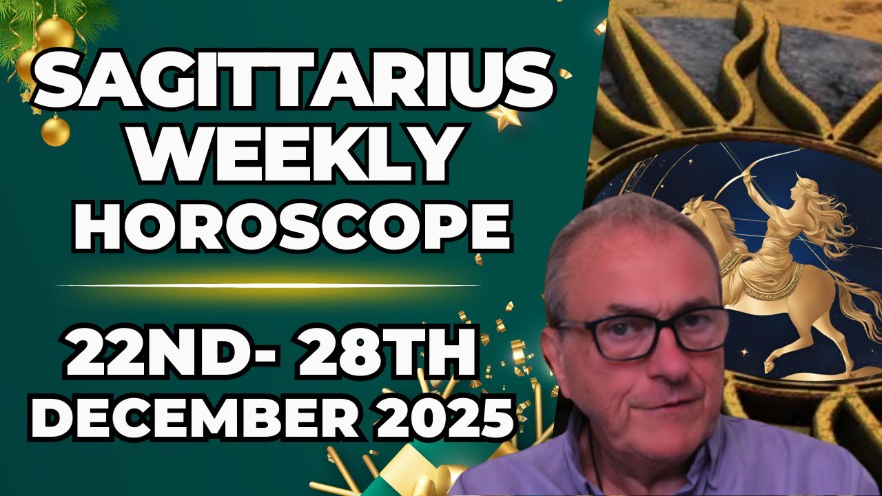 Sagittarius Weekly Horoscope ♐ Dec 22&ndash;28, 2025 | Patrick Arundell Astrology