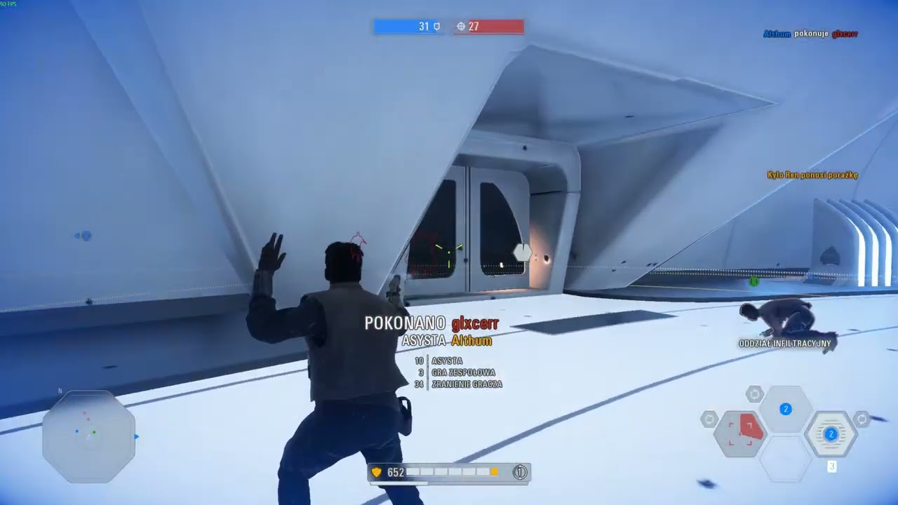 Star Wars Battlefront 2 Rakowy Gejplej Bohaterowie i Złoczyńcy #350 double finn