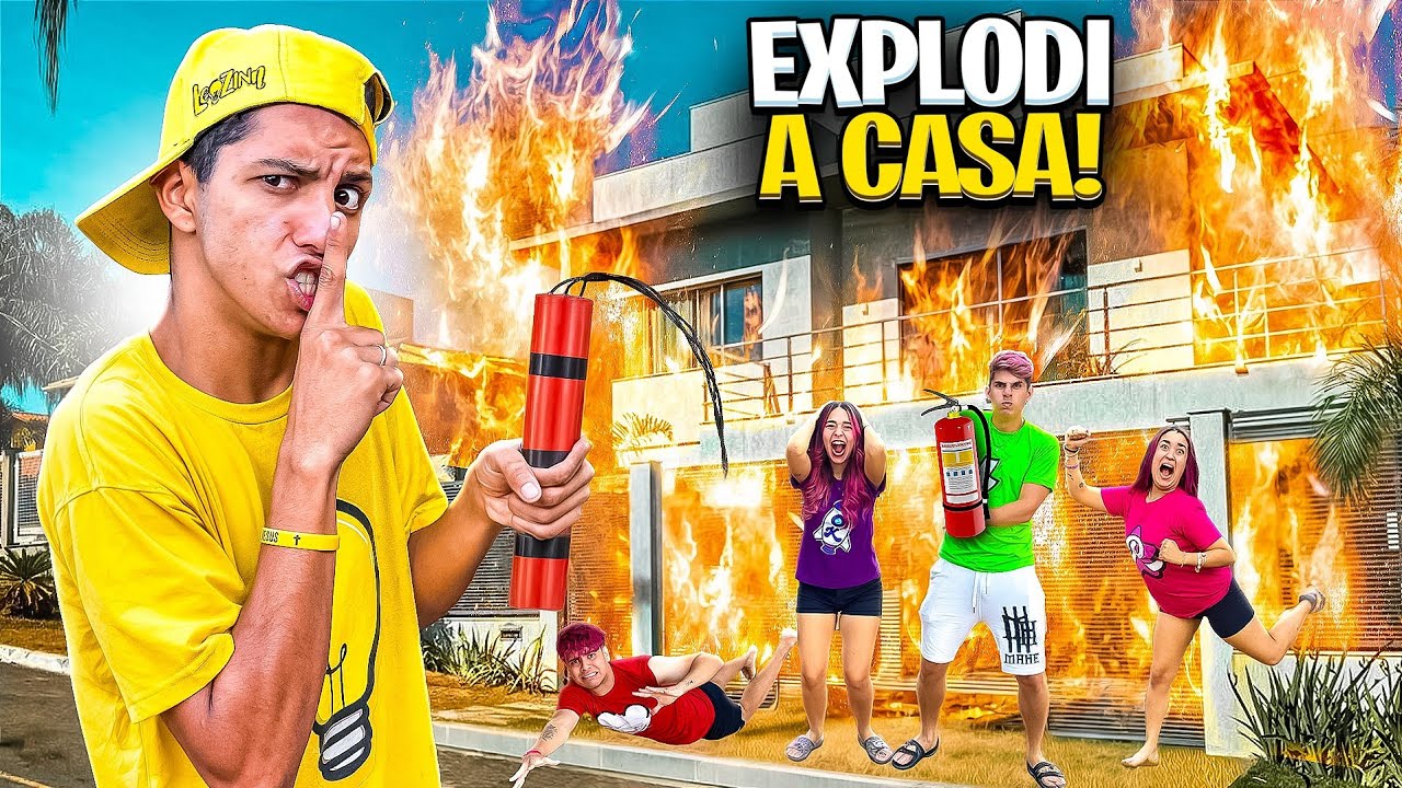 SABOTEI A NOVA MANSÃO DOS ROSA *Trolagem épica !
