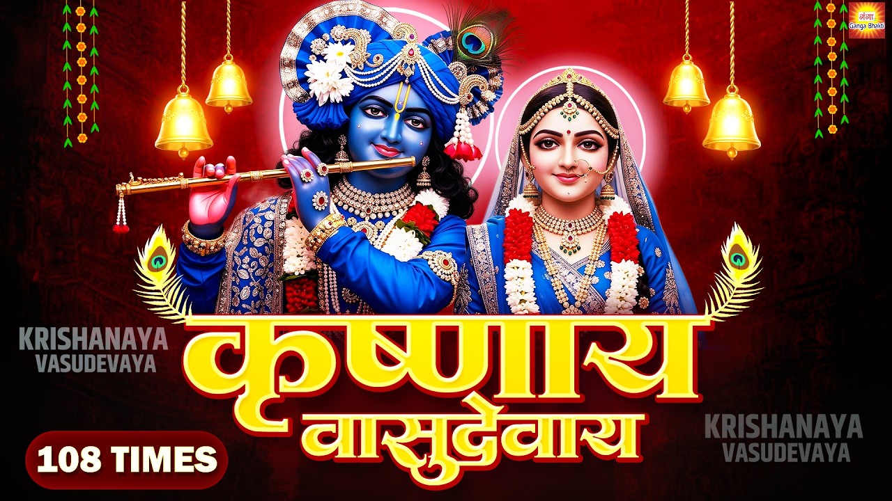 Om Krishnaya Vasudevaya Haraye Paramatmane 108 | Krishna Mantra | कृष्णाय वासुदेवाय हरये परमात्मने