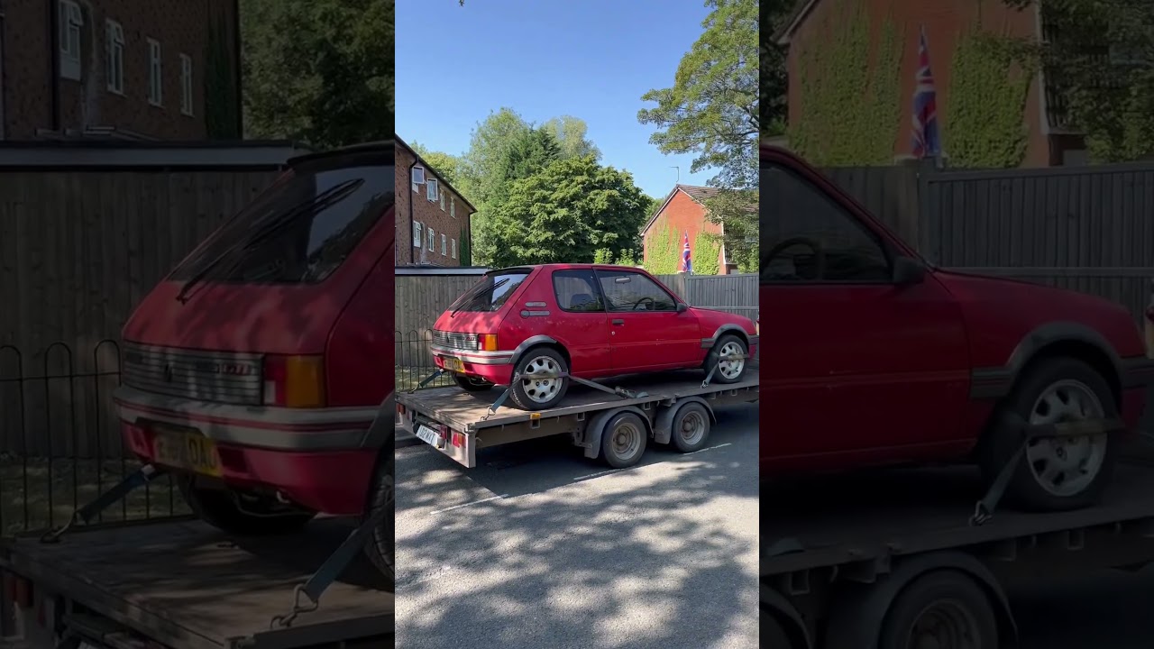 Sunday barnfind adventures. Peuegot 205 1.9 GTi 