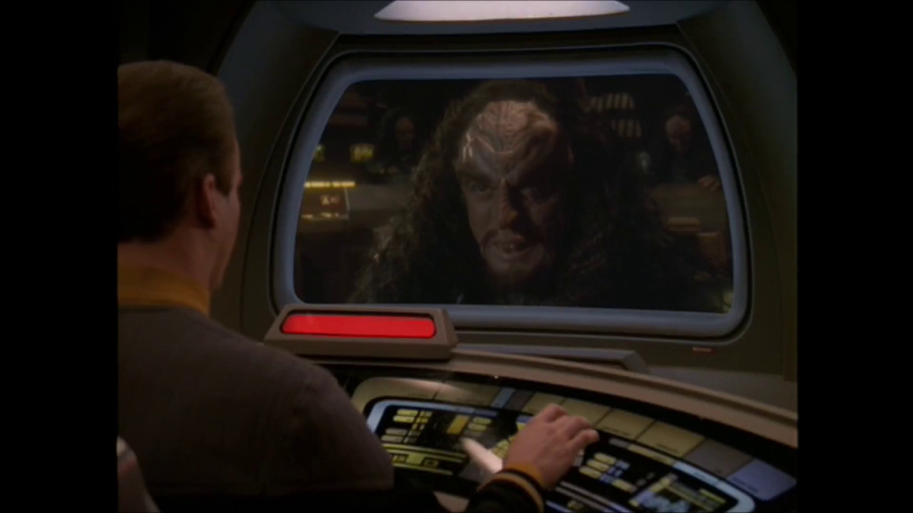 Who says there's never a Klingon around when you need one?
