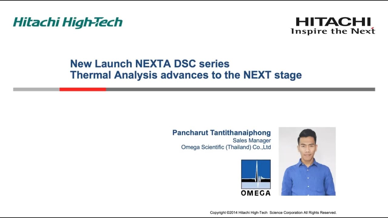 Webinar - New Launch Hitachi NEXTA DSC Series (Thai)