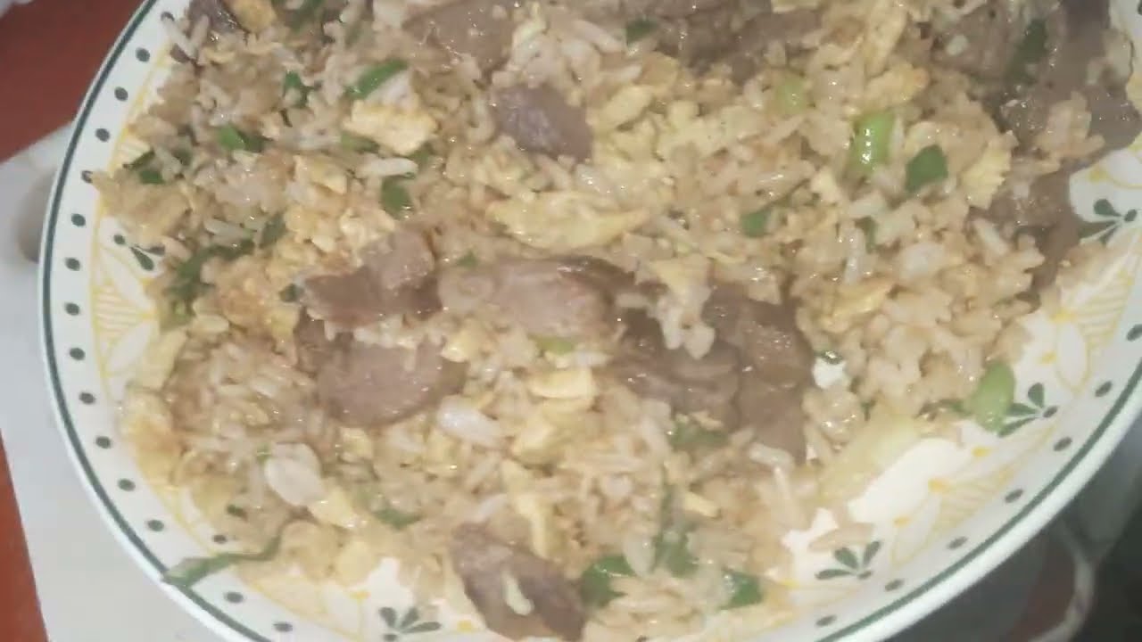Como se prepara el arroz chaufa de carne 