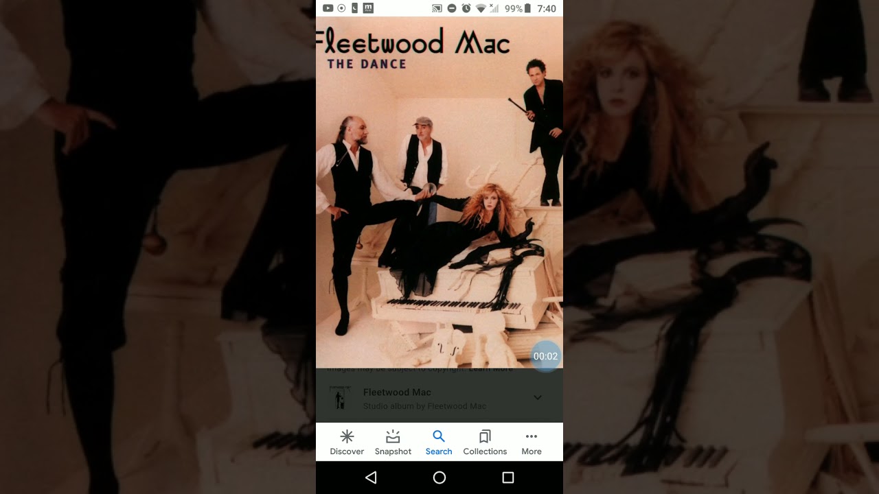 New Album in 1997. The Dance by Fleetwood Mac