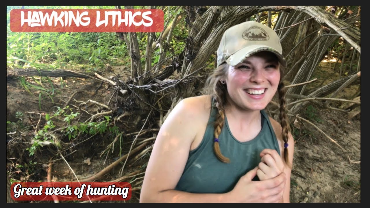 Great week of hunting#81 Hawking Lithics arrowhead hunting
