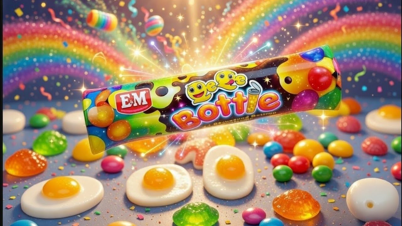 “CRUNCHY Candy Mix – Colorful Gummy & Bottle Candy Sounds | No Talking ASMR”