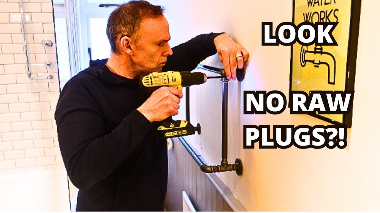 DO YOU REALLY NEED WALL PLUGS? FIXING A TOWEL RAIL WITHOUT THEM 🔧