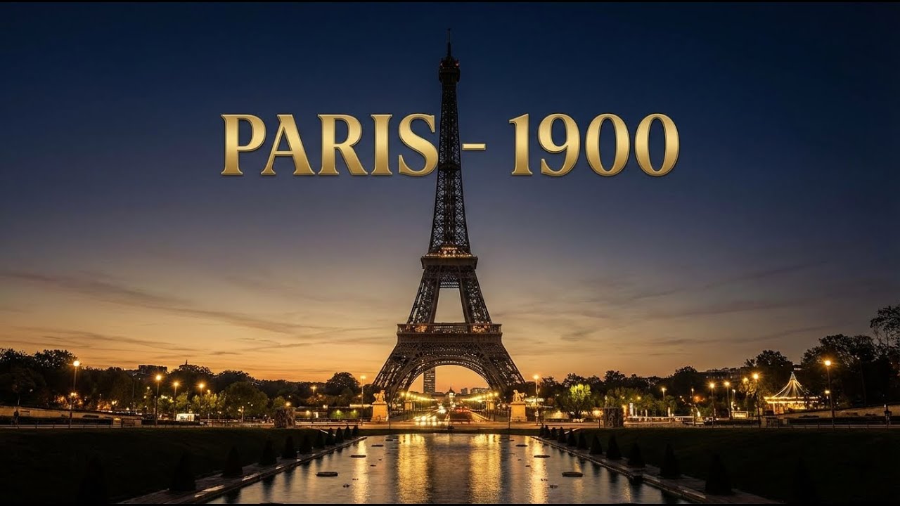 PARIS EM 1900: A Incrível Cidade Luz no Auge da sua Bela Época (Imersão Histórica IA)