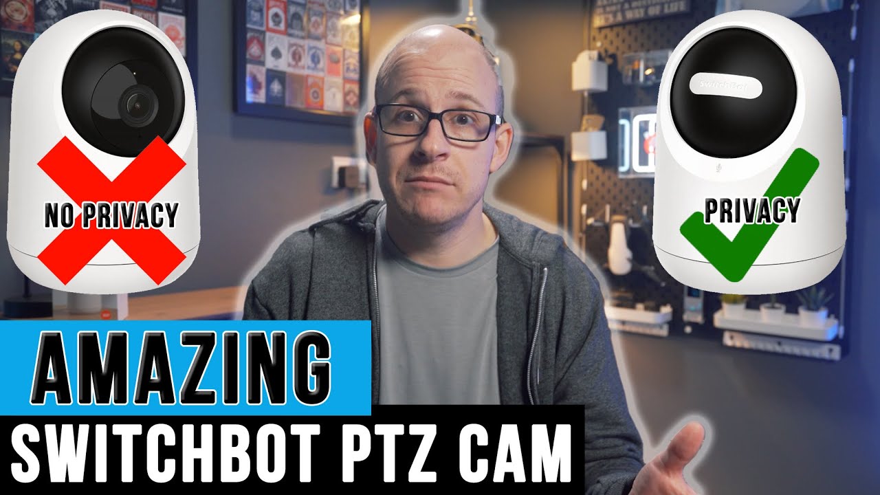 SwitchBot Pan/Tilt Cam HD PRIVACY Camera!