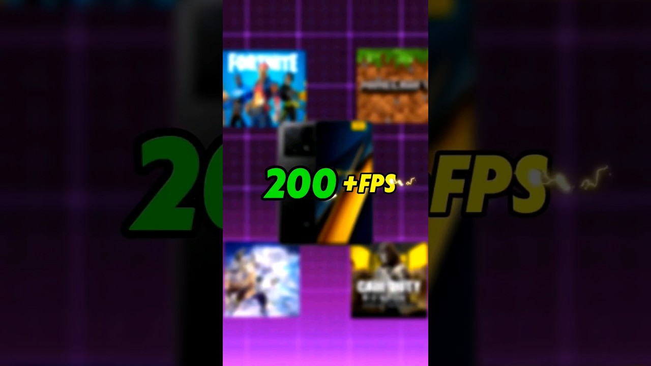 a quantos fps o poco x6 pro roda esses jogos? #shorts #celular