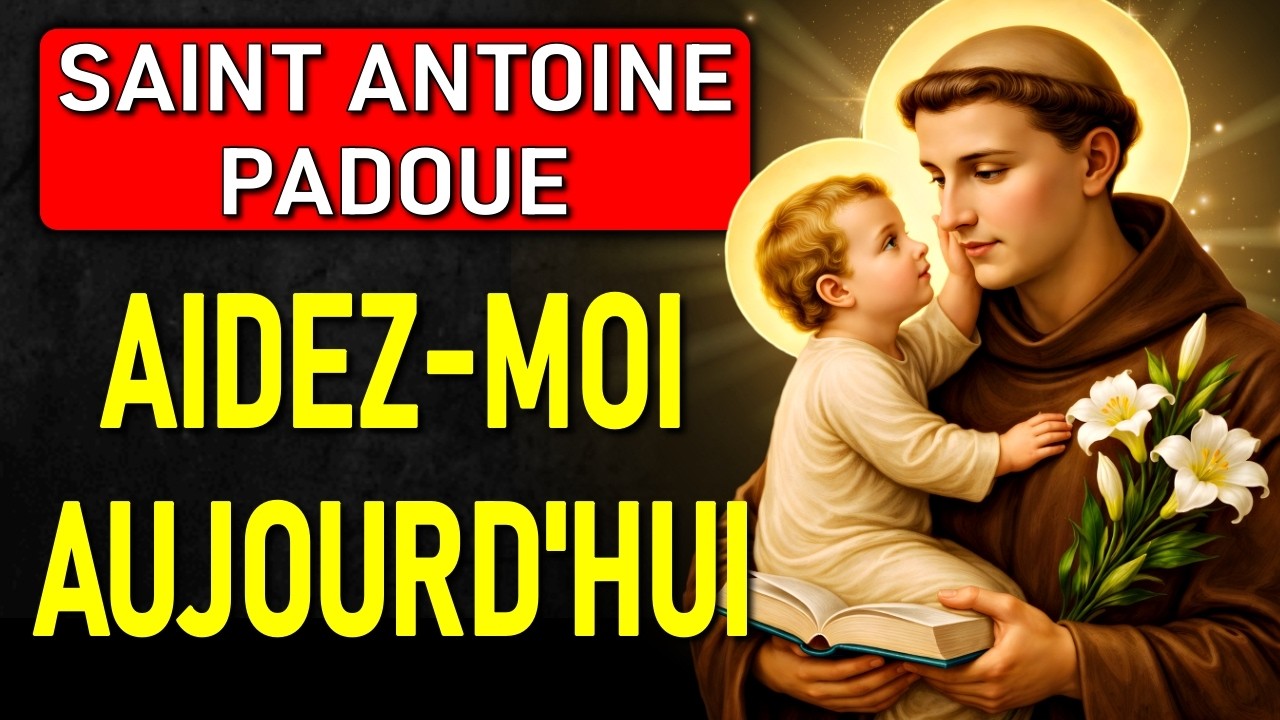 PRIÈRE URGENTE À SAINT ANTOINE DE PADOUE POUR UN MIRACLE IMMÉDIAT