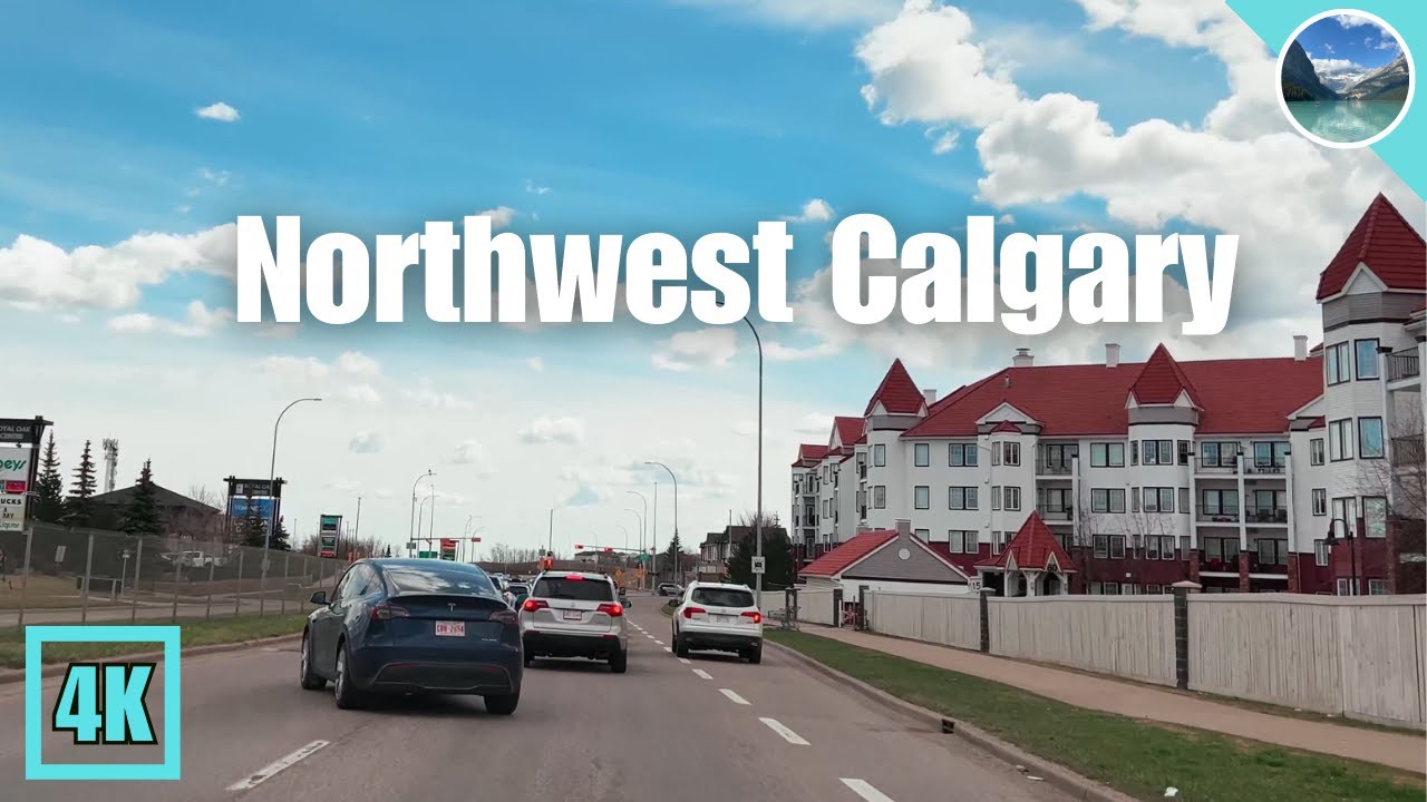 Calgary Driving 🇨🇦 Driving through Northwest Calgary