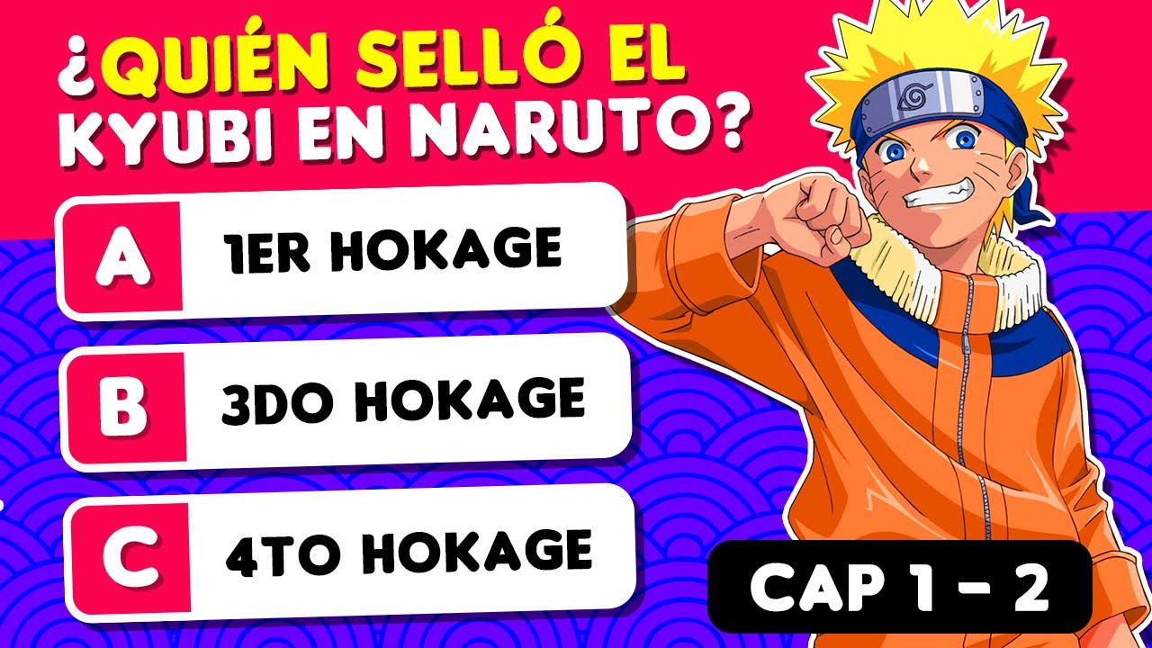 Adivina &iquest;Cu&aacute;nto sabes de NARUTO? 🦊🍥🍜 Cap&iacute;tulo 1-2  Preguntas de NARUTO  | Quiz anime | SOR anime