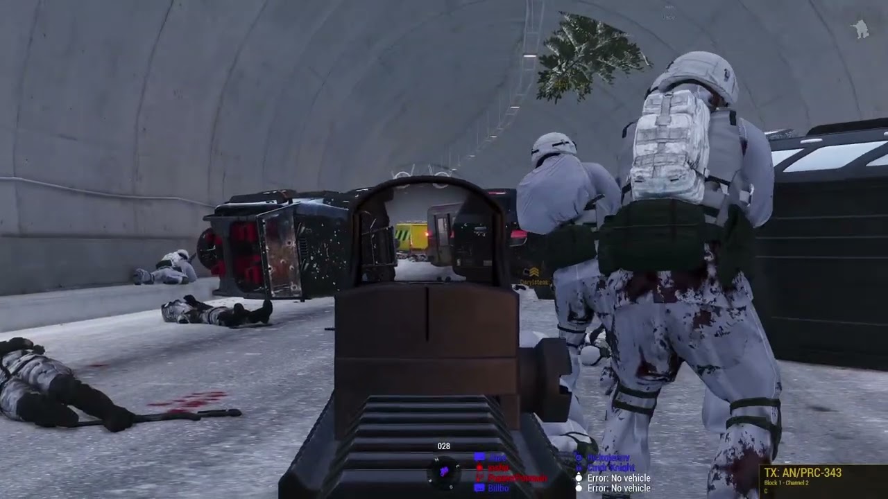 The tunnel engagement RED team (self-appointed) point man POV
