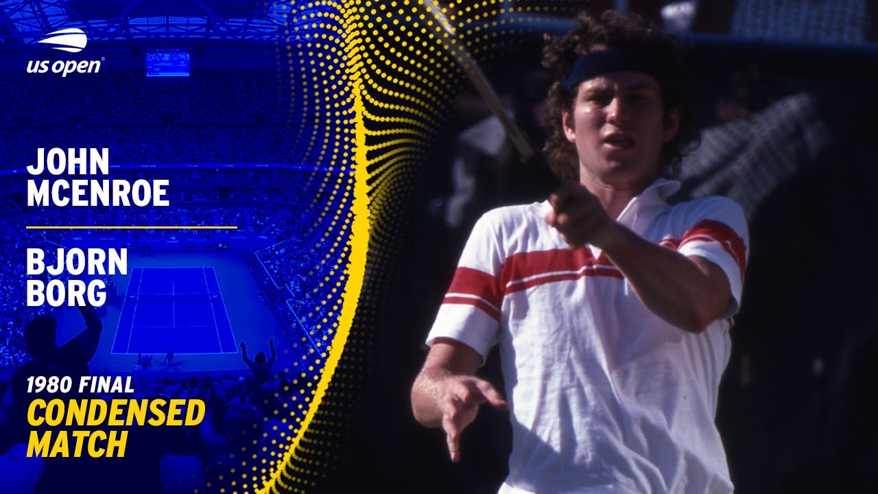 John McEnroe vs. Bjorn Borg Condensed Match | 1980 US Open Final