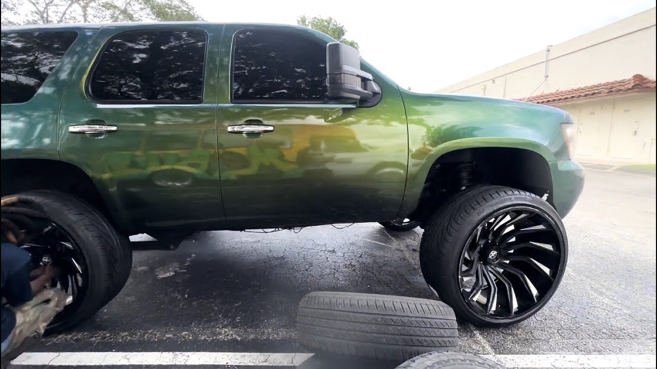 New Tires for my Clients Lifted Chevy Tahoe