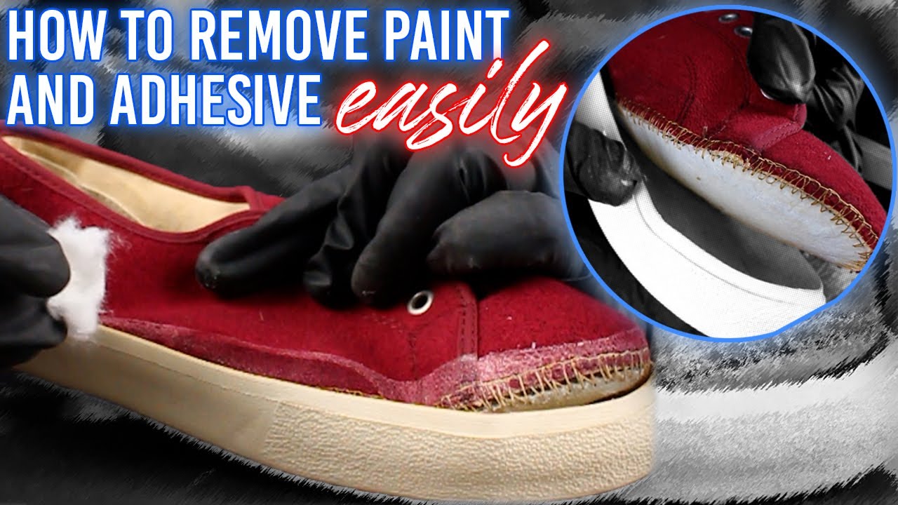 HOW TO REMOVE PAINT and ADHESIVE EASILY