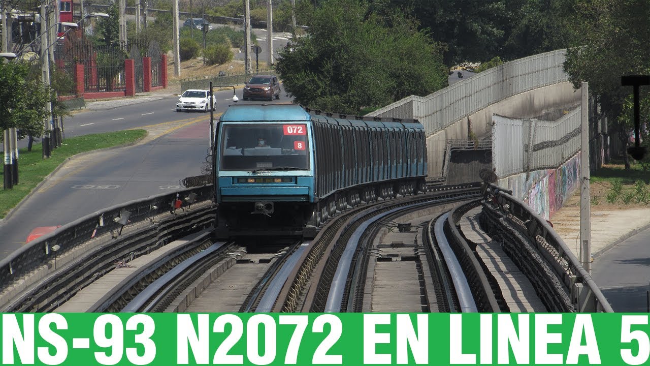 Metro De Santiago | NS-93 N2072 en Linea 5