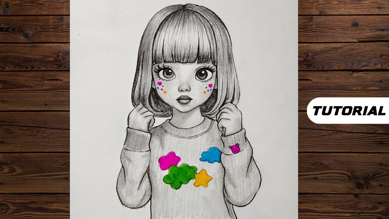 How To Draw Cute Anime Girl 😍💖 Easy Step-by-Step Drawing Tutorial 