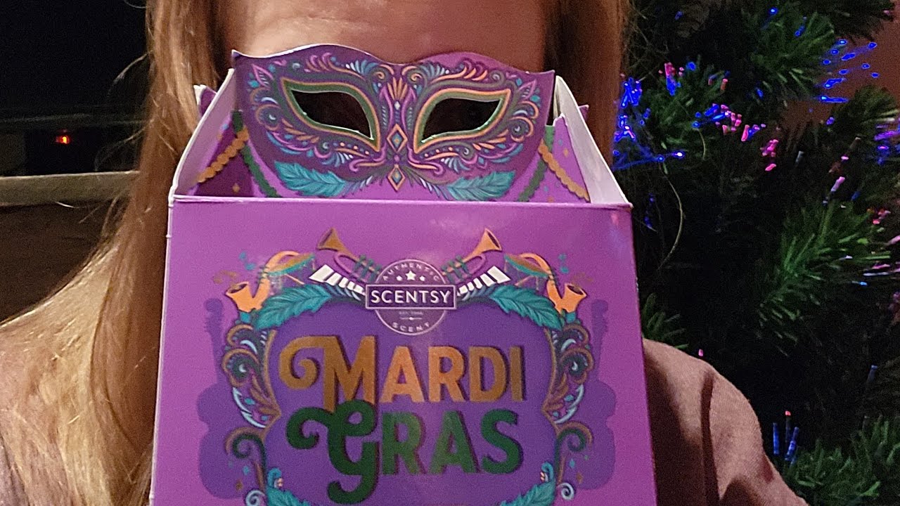 Scentsy Mardi Gras 💚💛💜 Collection HONEST warm review 🙂