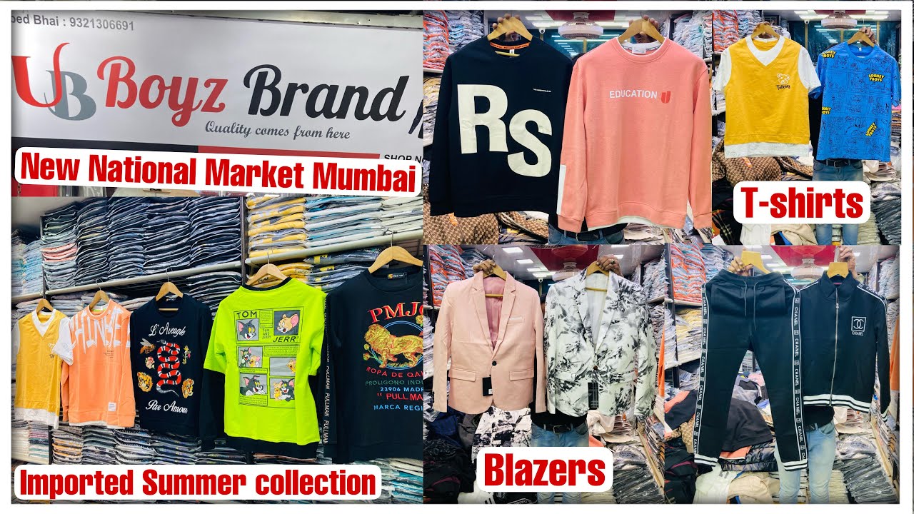 Imported T-shirts | Blazers | Tracksuits | Regular Full Sleeve T-shirts | Boyz Brand Wadala Market