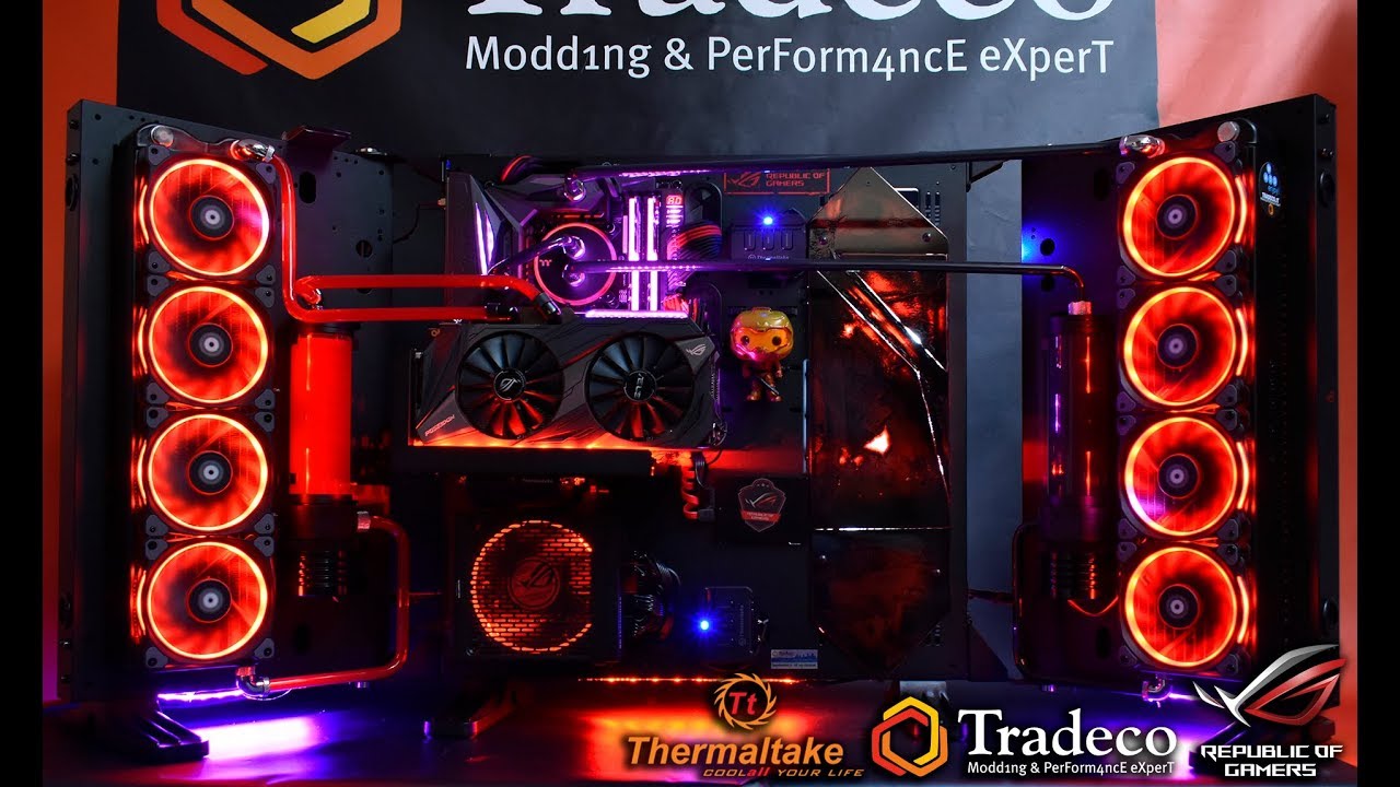 How to build 5K euro PC - EXTREME PC - gaming rig 2017 - GAMES WEEK - CORE P7 - ROG - Watercooled