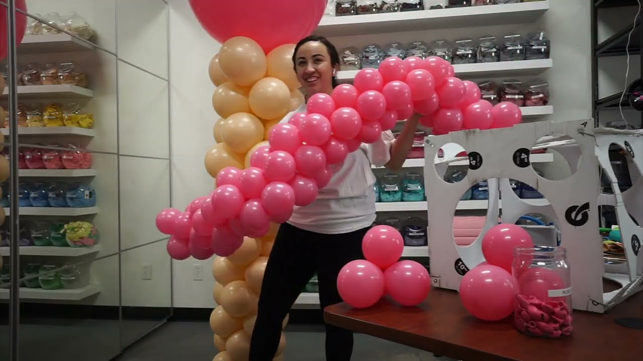 Balloon Tutorial: How to Make an Ice Cream Balloon Structure / Balloon Column