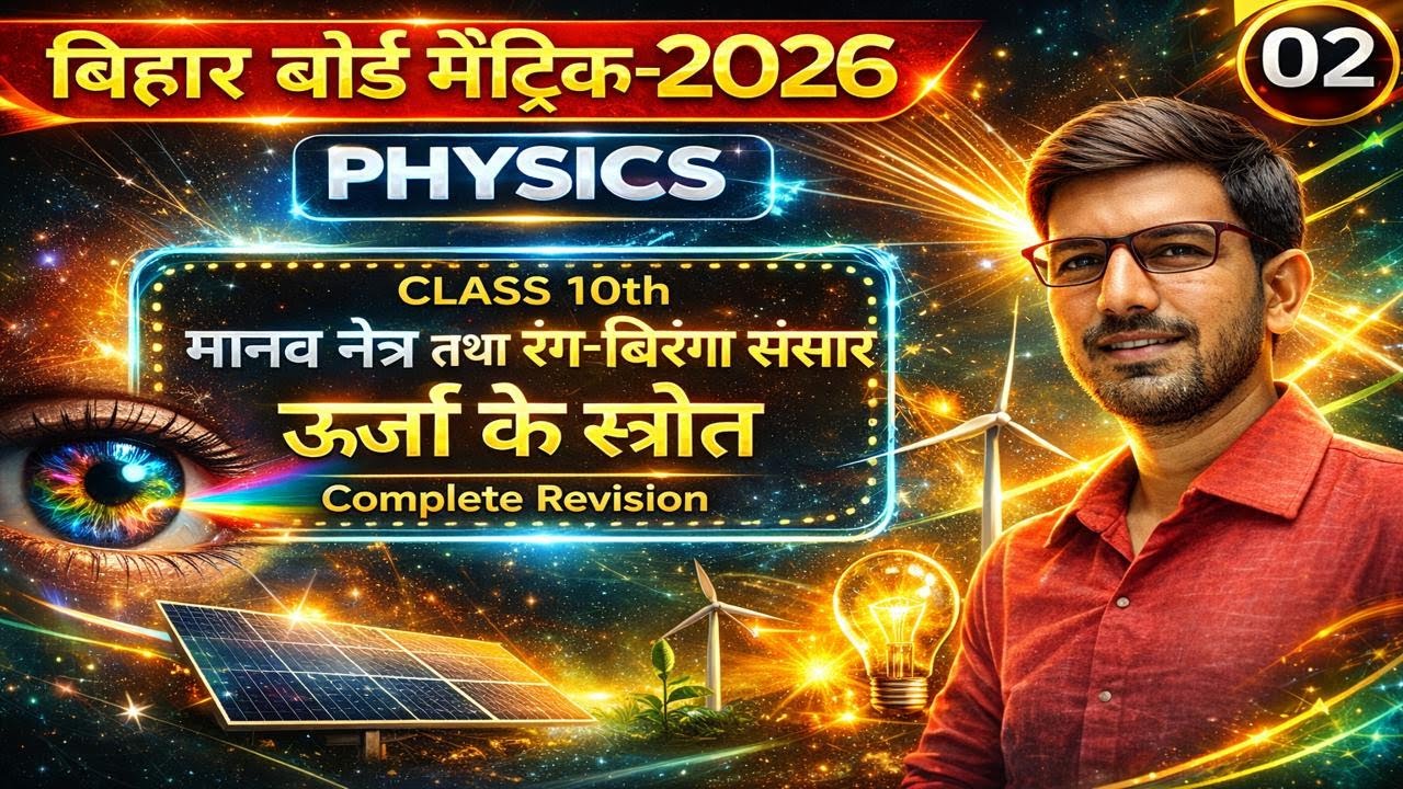 Manav Netr | Urja Ke Strot | Class 10 Physics | Oneshot ✅ | Chapter 11 Aur 14 | Human eyes