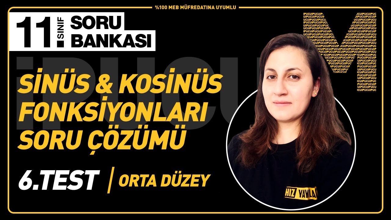Sinüs – Kosinüs Fonksiyonları Soru Çözümü | 11. Sınıf Matematik Trigonometri Test 6 #trigonometri