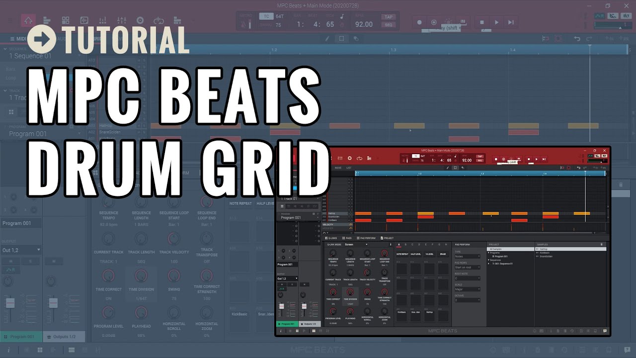 AKAI MPC BEATS: Using the Grid to Make a Dope Drum Loop