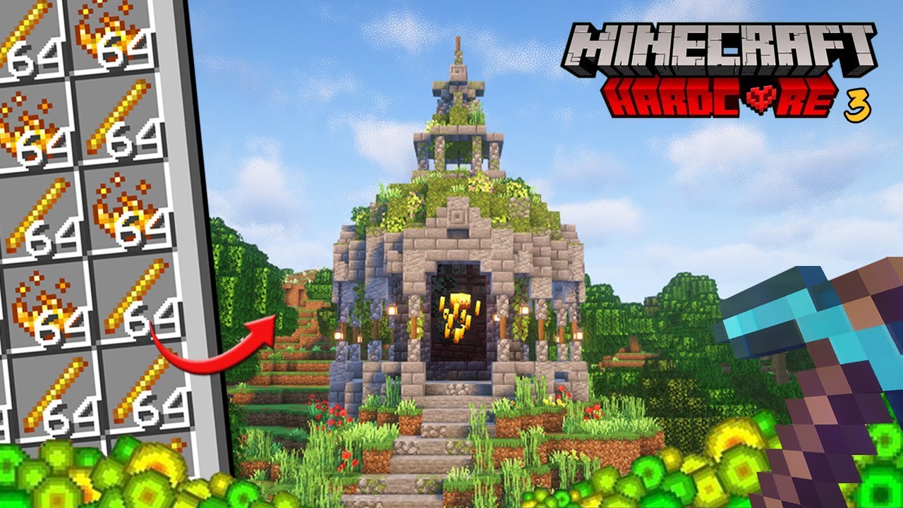 J’ai fait l’Usine à XP la plus risquée en Hardcore sur Minecraft !