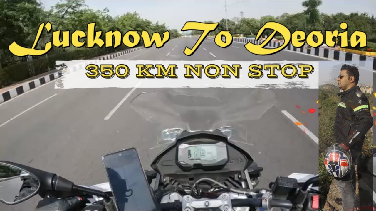EP.03- Lucknow to Deoria ll North East Ride ll Non Stop 350 Km ll BMW Performance ll Solo Trip  🏍 🏍