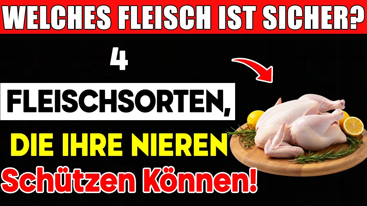 Nieren schützen: Die 4 besten Fleischsorten laut Arzt!