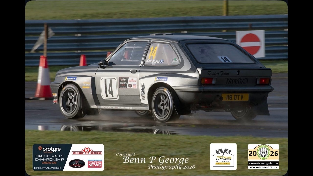 Protyre CRC 25/26 Round 5 Snetterton - Stage 4. S&J Motorsport Chevette HSR.