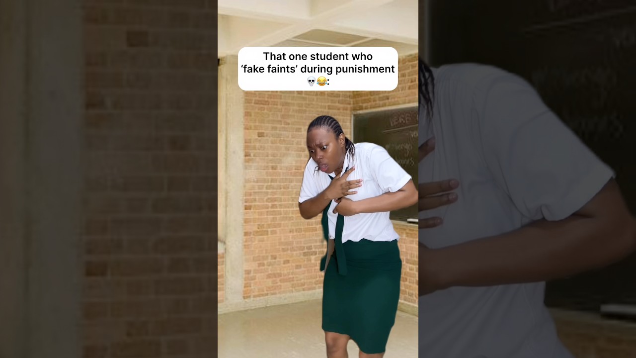 That one student who ‘fake faints’ during punishment 💀😂