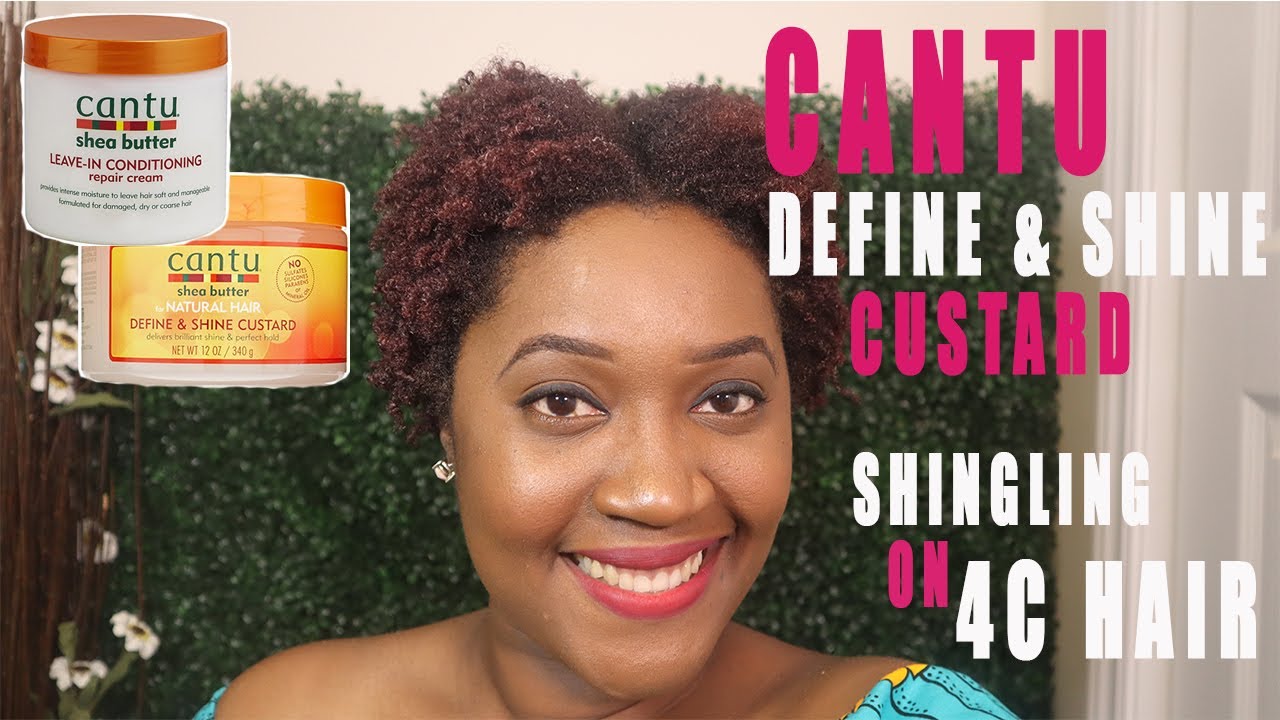 Cantu Define and Shine Custard - 4C Hair Wash 