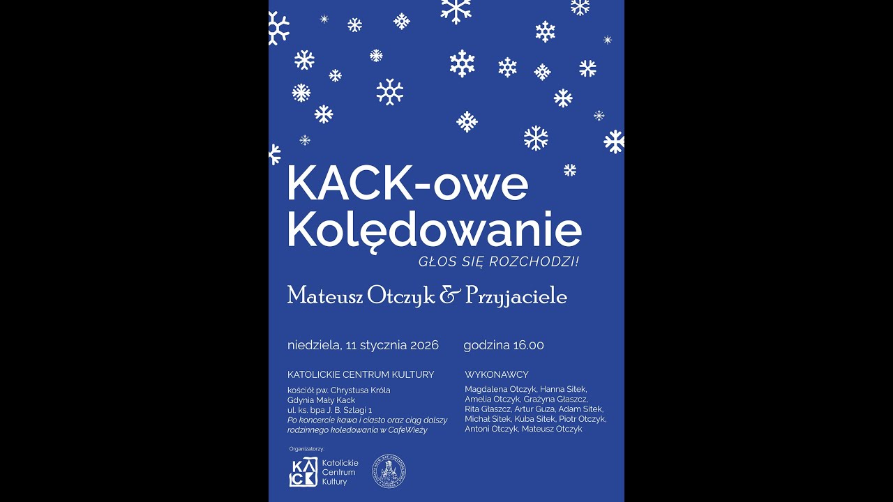 Parafia pw. Chrystusa Króla - Mały Kack - Koncert Kolęd 2026 - 