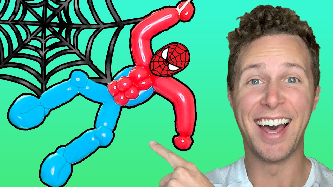 How to Make Balloon Spiderman - Balloon Twisting Tutorial