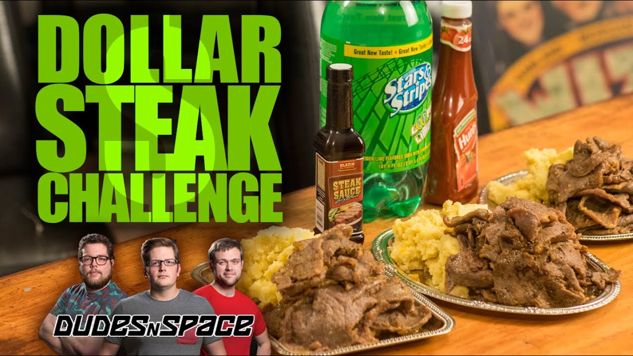 $1 Steak Challenge - Dudes N Space Eats 42oz Of Dollar Tree's Finest Sirloin