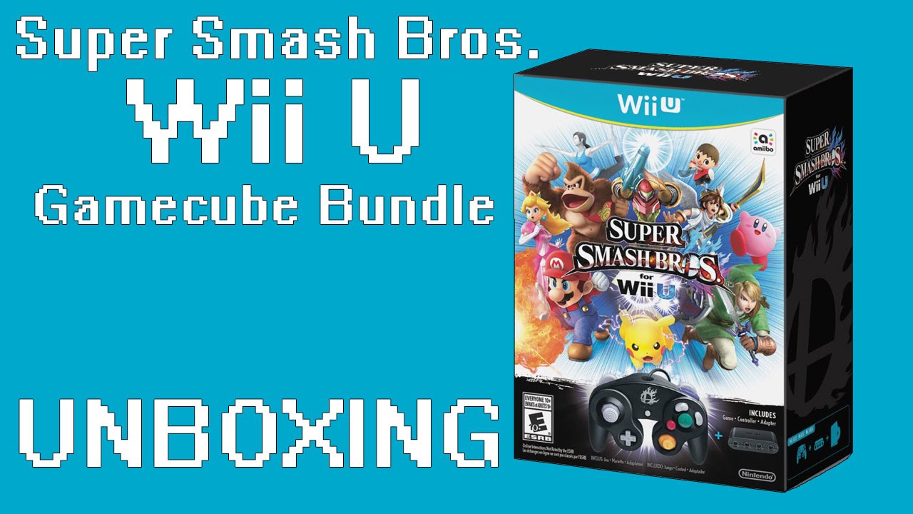 UNBOXING ~ Super Smash Bros. Wii U Gamecube Controller Bundle